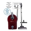 Airbelt D1 Turbo Canister Vacuum Black Cherry 